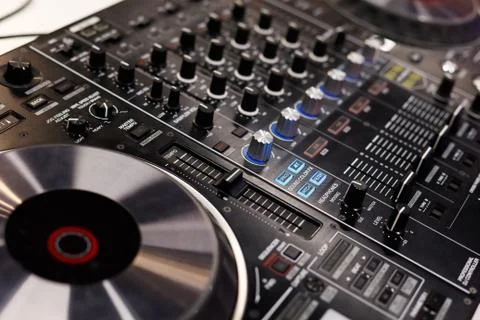Professional dj controller Stock Photos