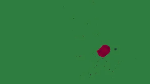 Professional Dot Flying With Air Green Screen Element Stock Footage 338018269