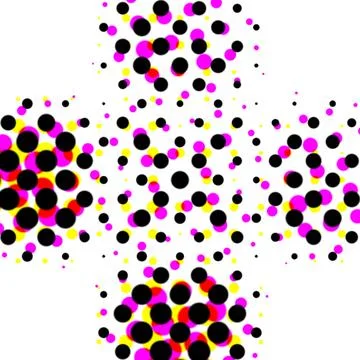 Professional Dot Halftone Background Textures for Creative Applications Stock Illustration