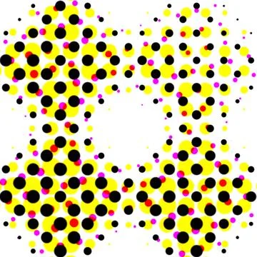 Professional Dot Halftone Background Textures for Creative Applications Stock Illustration