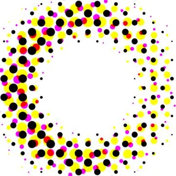 Professional Dot Halftone Background Textures for Creative Applications Stock Illustration