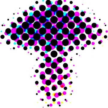 Professional Dot Halftone Background Textures for Creative Applications Stock Illustration