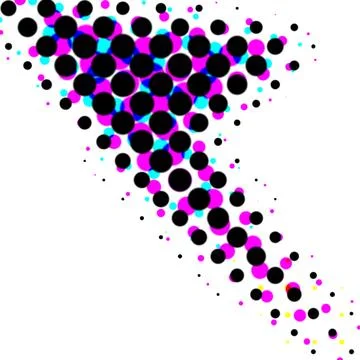 Professional Dot Halftone Background Textures for Creative Applications Stock Illustration