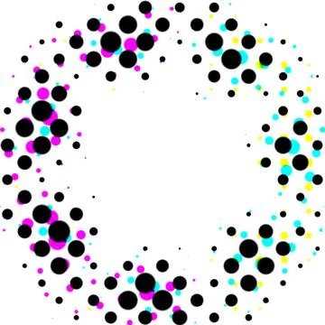 Professional Dot Halftone Background Textures for Creative Applications Stock Illustration