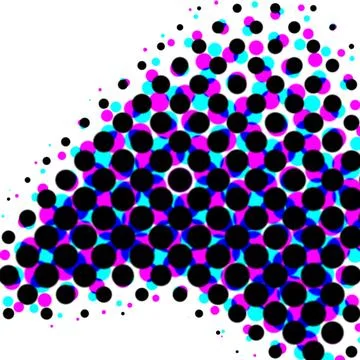 Professional Dot Halftone Background Textures for Creative Applications Stock Illustration