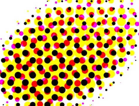 Professional Dot Halftone Background Textures for Creative Applications Stock Illustration