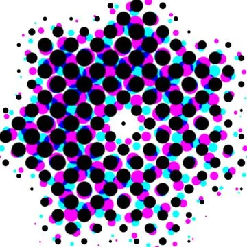 Professional Dot Halftone Background Textures for Creative Applications Stock Illustration