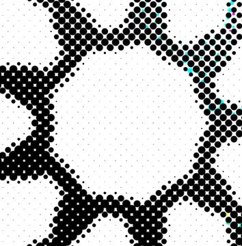 Professional Dot Halftone Background Textures for Creative Applications Stock Illustration