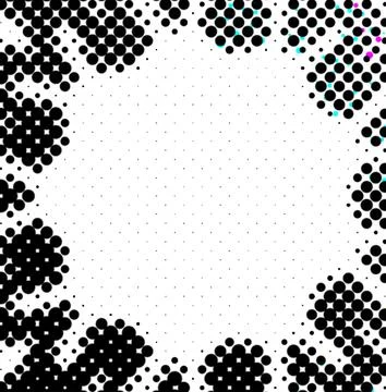 Professional Dot Halftone Background Textures for Creative Applications Stock Illustration