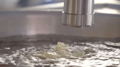 Professional dough ball machine for preparing Turkish traditional food lokma. Stock Footage 99834189