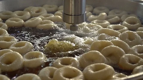 Professional dough ball machine for preparing Turkish traditional food lokma. Stock Footage 99836921
