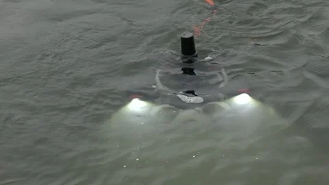 Professional Drone for Emergency Rescue Services, Exploration Video stock 330351188