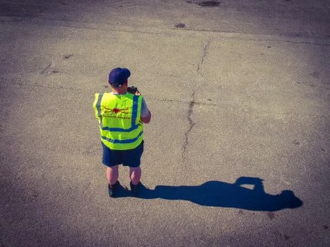 Professional Drone Operator Foto stock