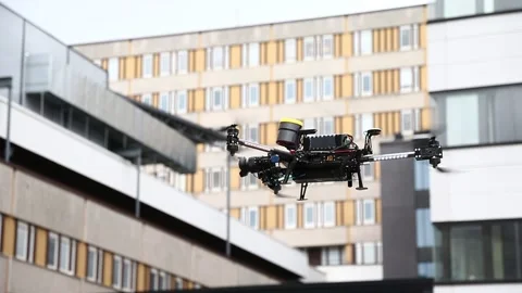 Professional drone pilot Stock Footage 195014158