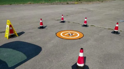 Professional Drone setup Stock Photos