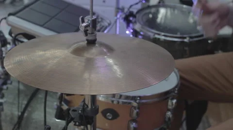 The professional drummer Stock Footage 62403533