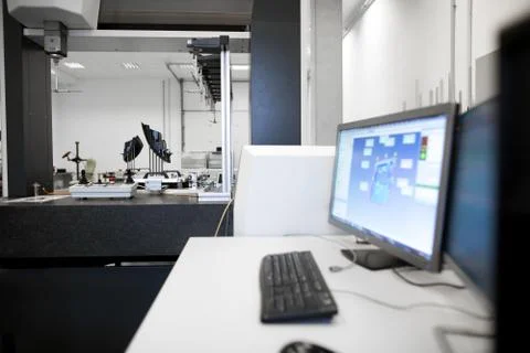 Professional, engineering 3D measurement for plastic moldings, development 写真素材
