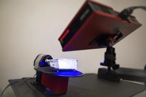 Professional, engineering 3D measurement for plastic moldings, development Stockfoto's