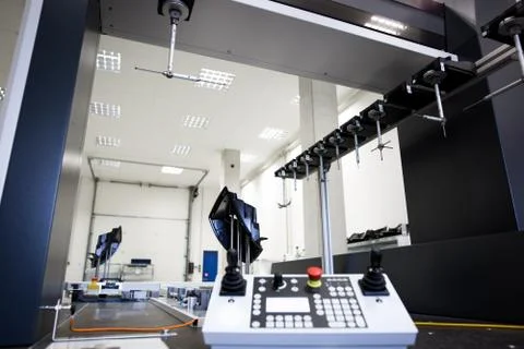 Professional, engineering 3D measurement for plastic moldings, development 库存照片
