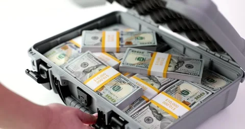 This is a Professional Equipment Case designed with a Secure Closure Mechanism Video stock 295054461