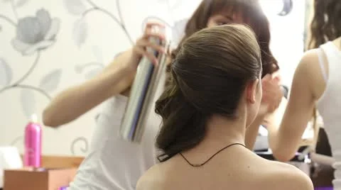 Professional face makeup Stock Footage 21860870