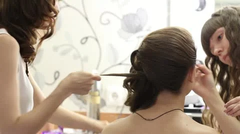 Professional face makeup Stock Footage 21861468