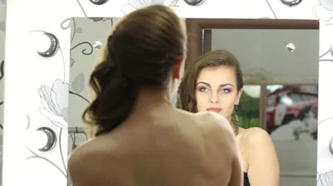 Professional face makeup Stock Footage 21861829