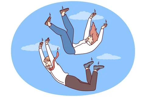 Professional female technical support agent use laptop and headset to consult Stock Illustration