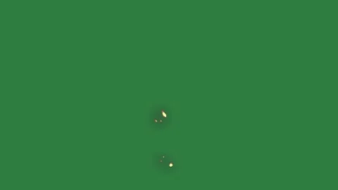 Professional Fire Flying With Rocket Green Screen Element Vidéo 338015671