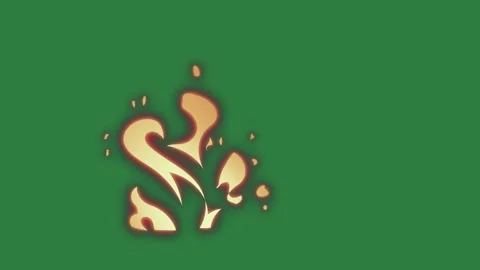 Professional Fire Motion Green Screen Element Stock Footage 338011850
