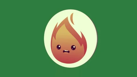 Professional Fire Motion Green Screen Element Stock Footage 338014257