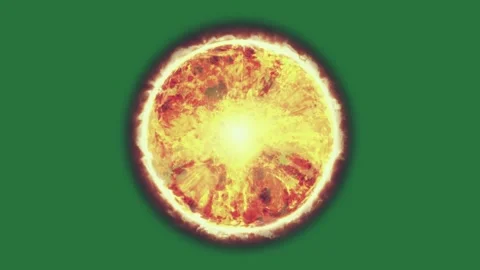 Professional Fireball Looping Element Stock Footage 338012595