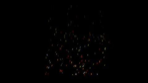 Professional Fireworks Animated Element Video stock 336892571