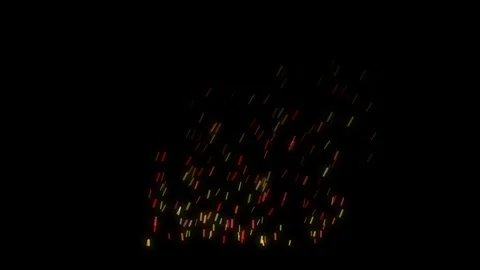 Professional Fireworks Moving Element Video stock 336892633