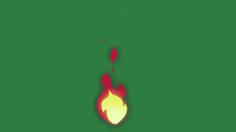 Professional Flame Burning Element Stock Footage 338015068