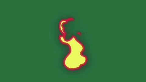 Professional Flame Professional With Guitar Element Stockbeeldmateriaal 338012191
