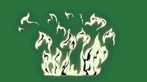 Professional Flames Animated Element Stock Footage 338015578