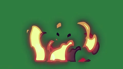 Professional Flames Motion Element Stock Footage 338014596