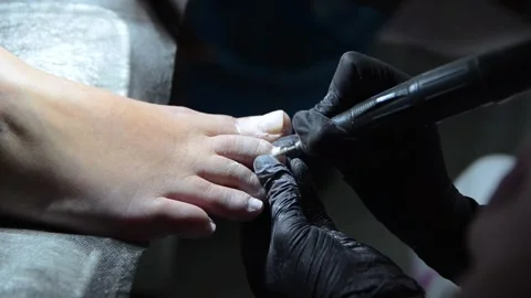 Professional foot care. Stock Footage 341507007