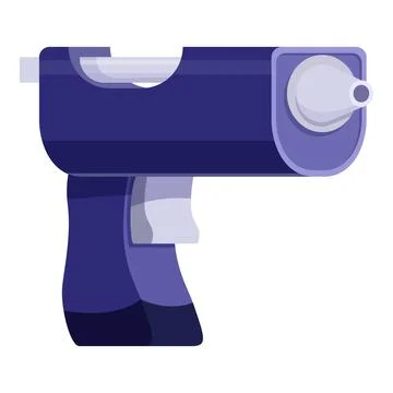 Professional glue gun with plastic casing for repair work Stock Illustration