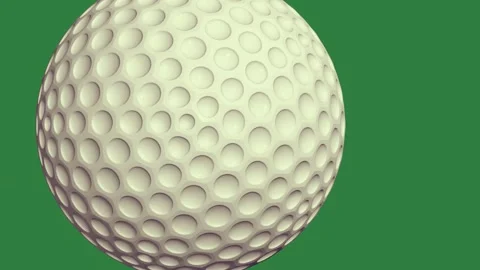 Professional Golf Looping With Ball Green Screen Element Stock Footage 338017880