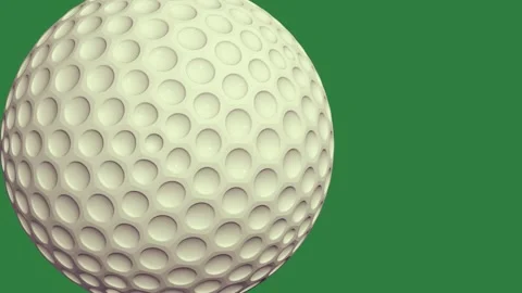 Professional Golf Looping With Ball Green Screen Element Stock Footage 338017885
