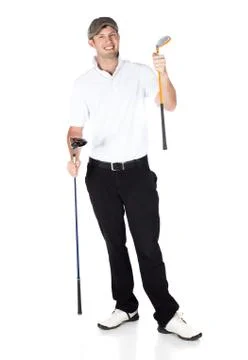 Professional golf player Stock Photos