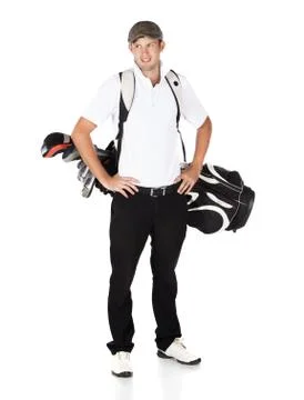 Professional golf player Stock Photos