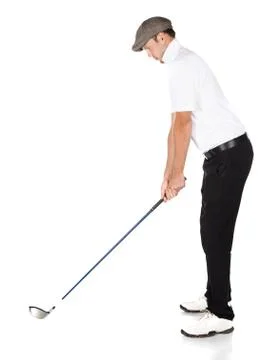 Professional golf player Stock Photos