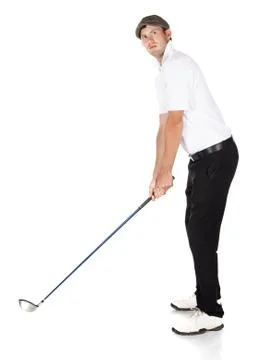 Professional golf player Stock Photos