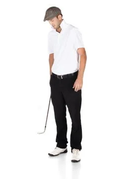 Professional golf player Stock Photos