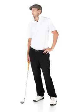 Professional golf player Stock Photos