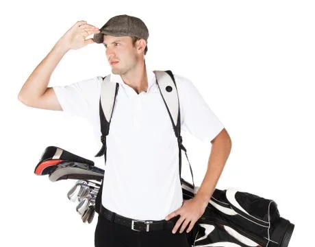 Professional golf player Stock Photos
