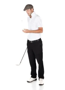 Professional golf player Stock Photos